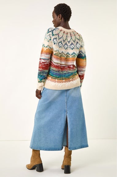 Roman Multi Fairisle Ombre Knit Jumper