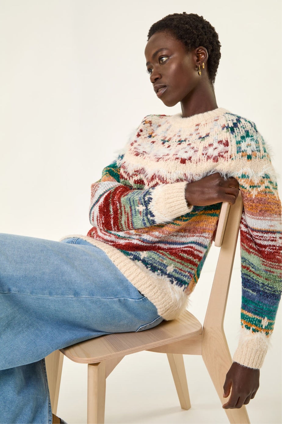 Roman Multi Fairisle Ombre Knit Jumper
