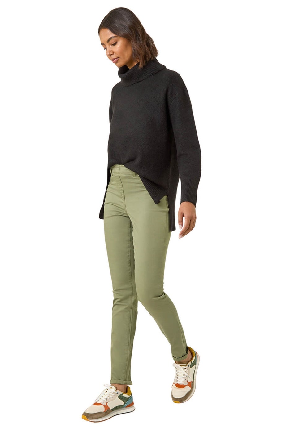 Roman Sage 31'' Denim Stretch Jegging