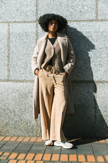 Roman Stone Borg Single Breasted Coat