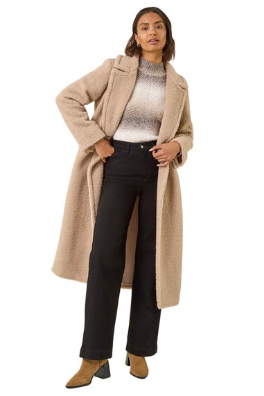 Roman Stone Borg Single Breasted Coat