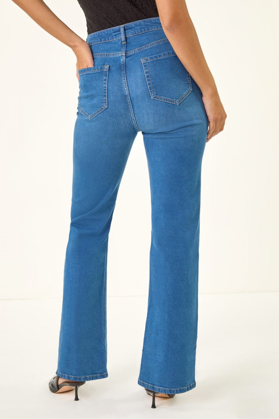 Dusk Denim Front Pocket Bootcut Jeans