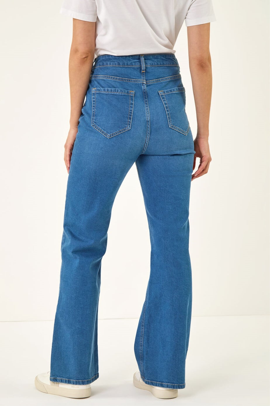 Dusk Denim Front Pocket Bootcut Jeans