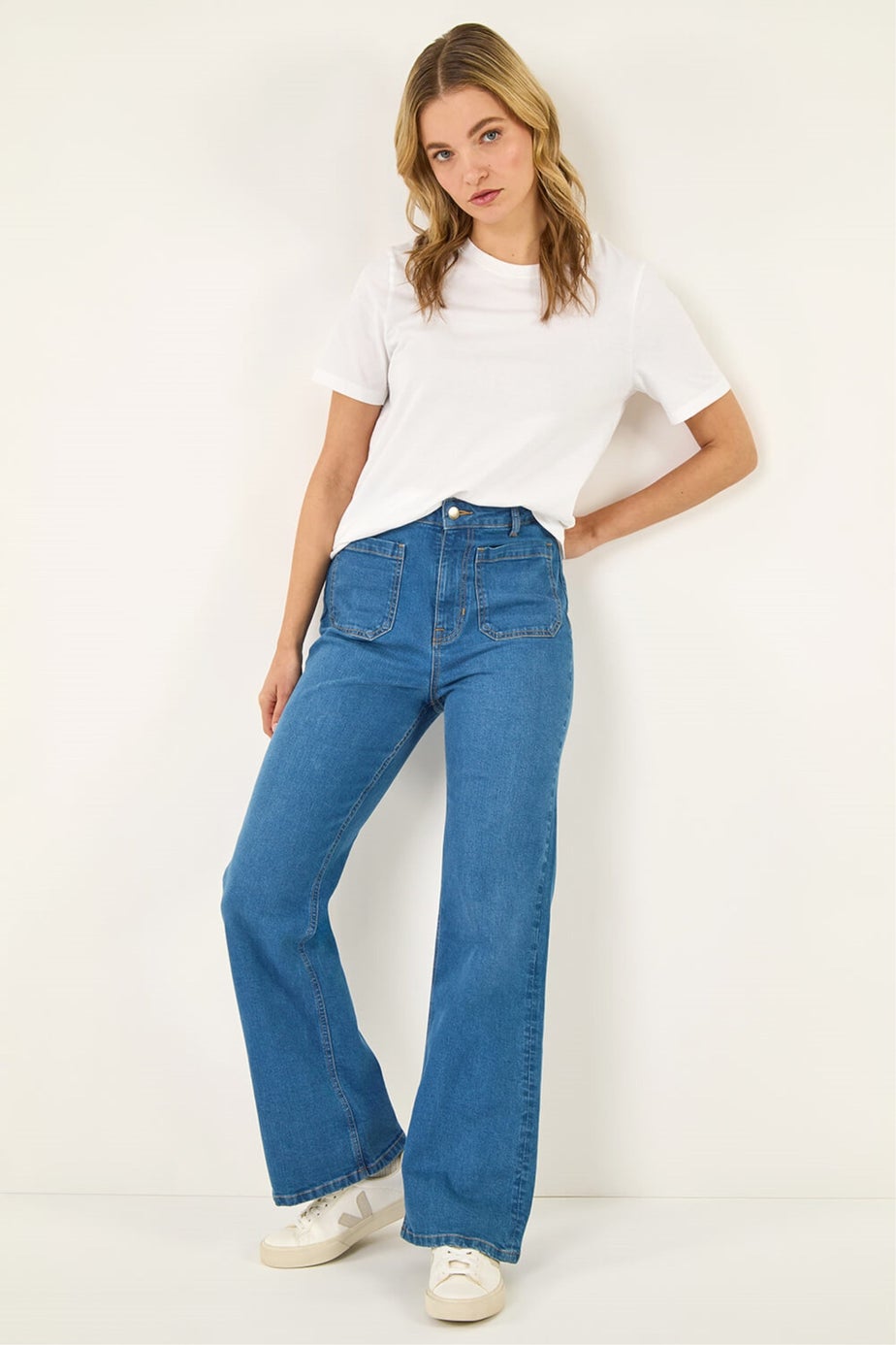 Dusk Denim Front Pocket Bootcut Jeans