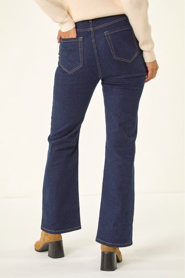 Dusk Indigo Front Pocket Bootcut Jeans