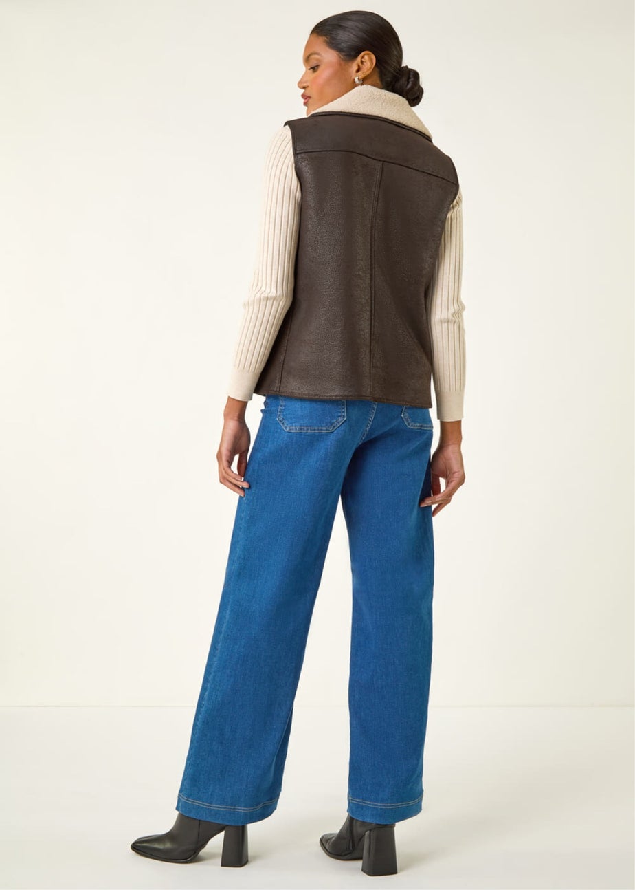 Roman Brown Borg Waistcoat