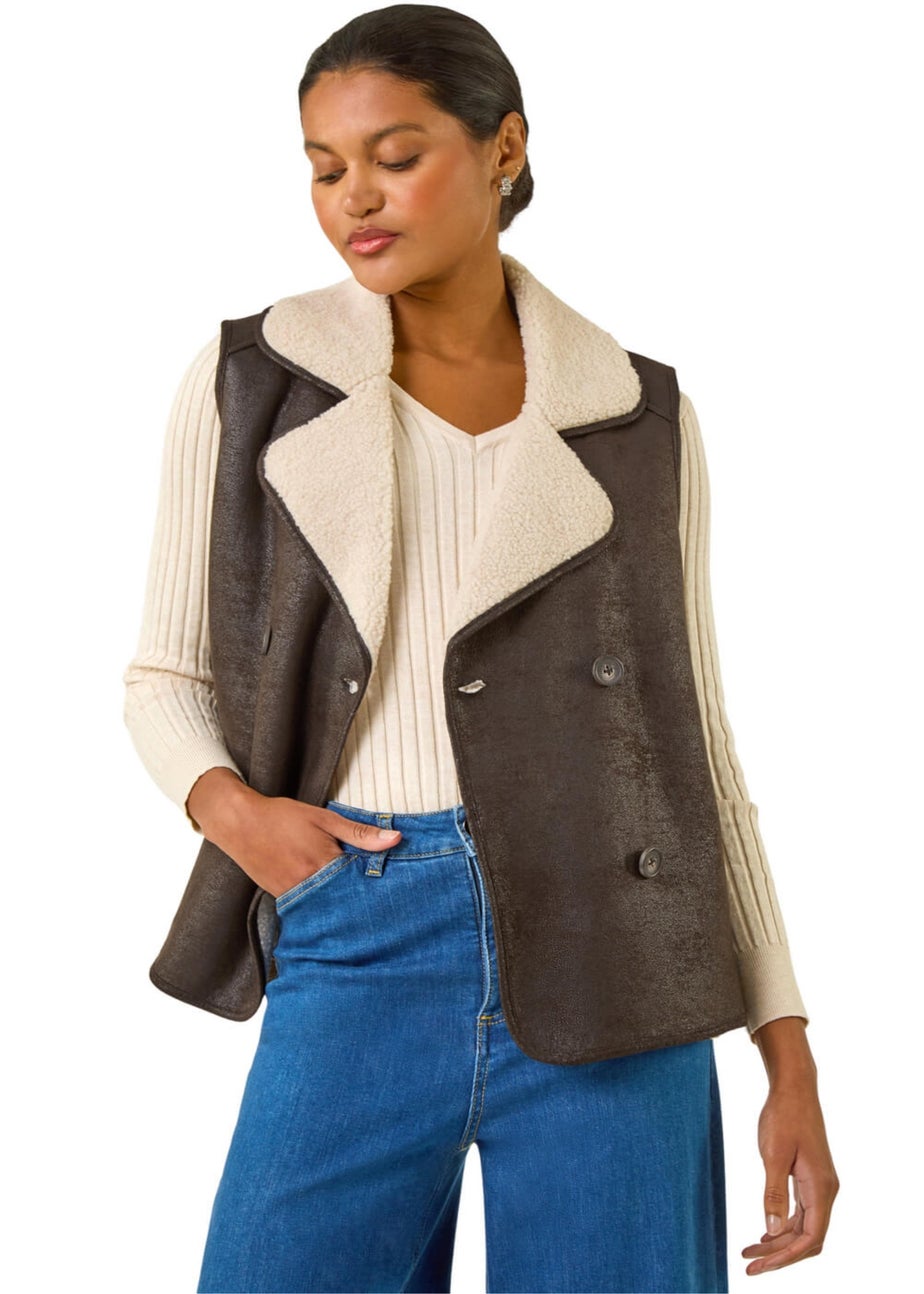 Roman Brown Borg Waistcoat