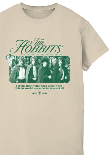 Lord Of The Rings The Hobbits Sand Graphic T-Shirt
