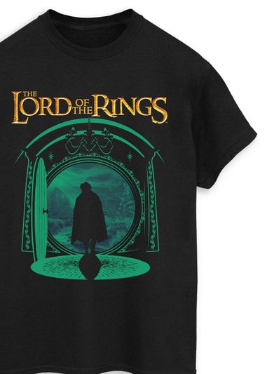 Lord Of The Rings Frodo Circle Black Graphic T-Shirt