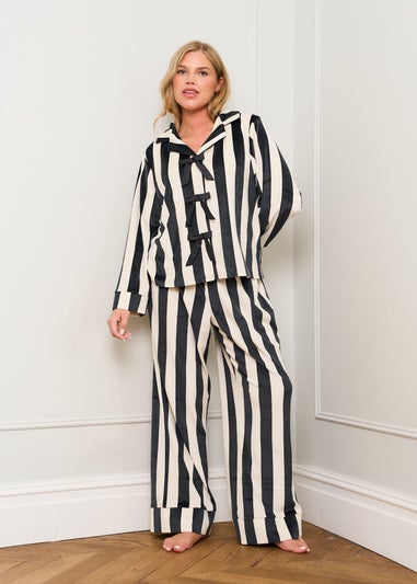 JimJam Mono Bow Traditional Pyjama Set