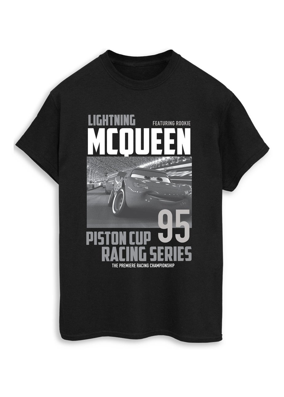 Disney Cars Lightning McQueen Mono Black Graphic T-Shirt