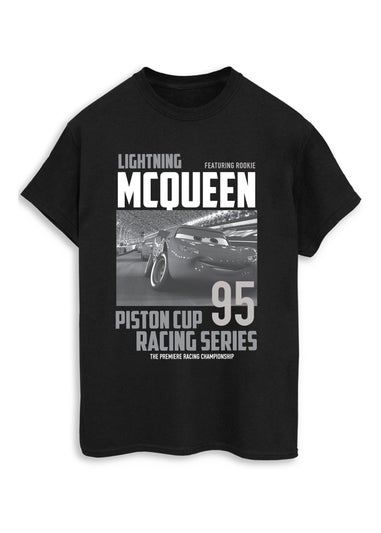 Disney Cars Lightning McQueen Mono Black Graphic T-Shirt