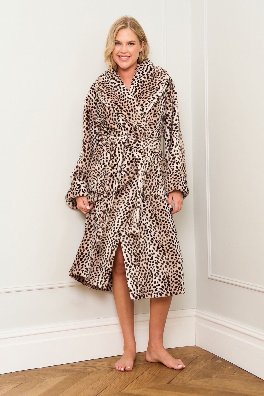 JimJam Multi Animal Print Dressing Gown