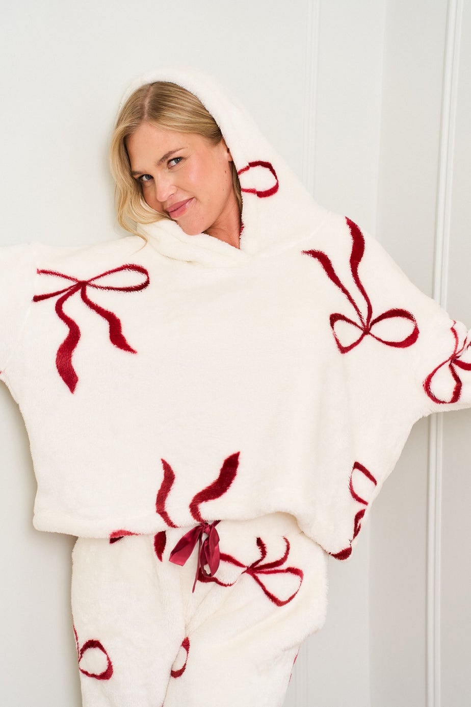 JimJam Multi Red Bow Print Twosie