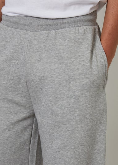Threadbare Light Grey Wide Leg Joggers