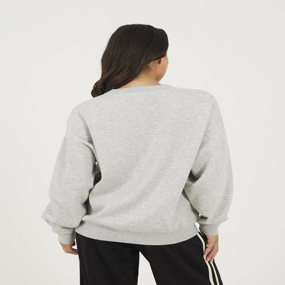 Brave Soul Grey Slogan Crew Neck Sweatshirt