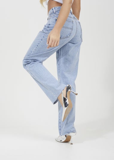 Brave Soul Blue Straight Leg Jeans