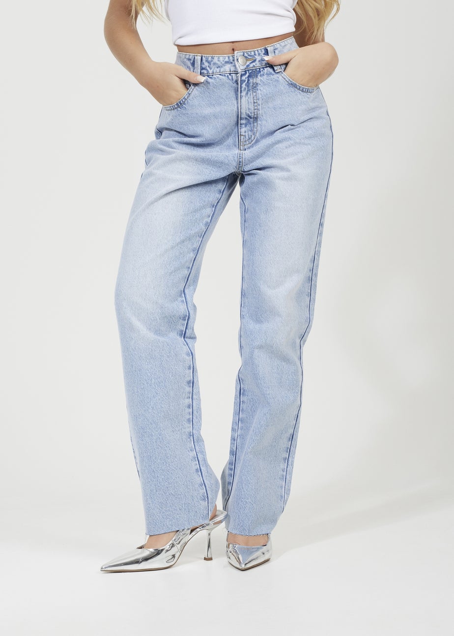 Brave Soul Blue Straight Leg Jeans