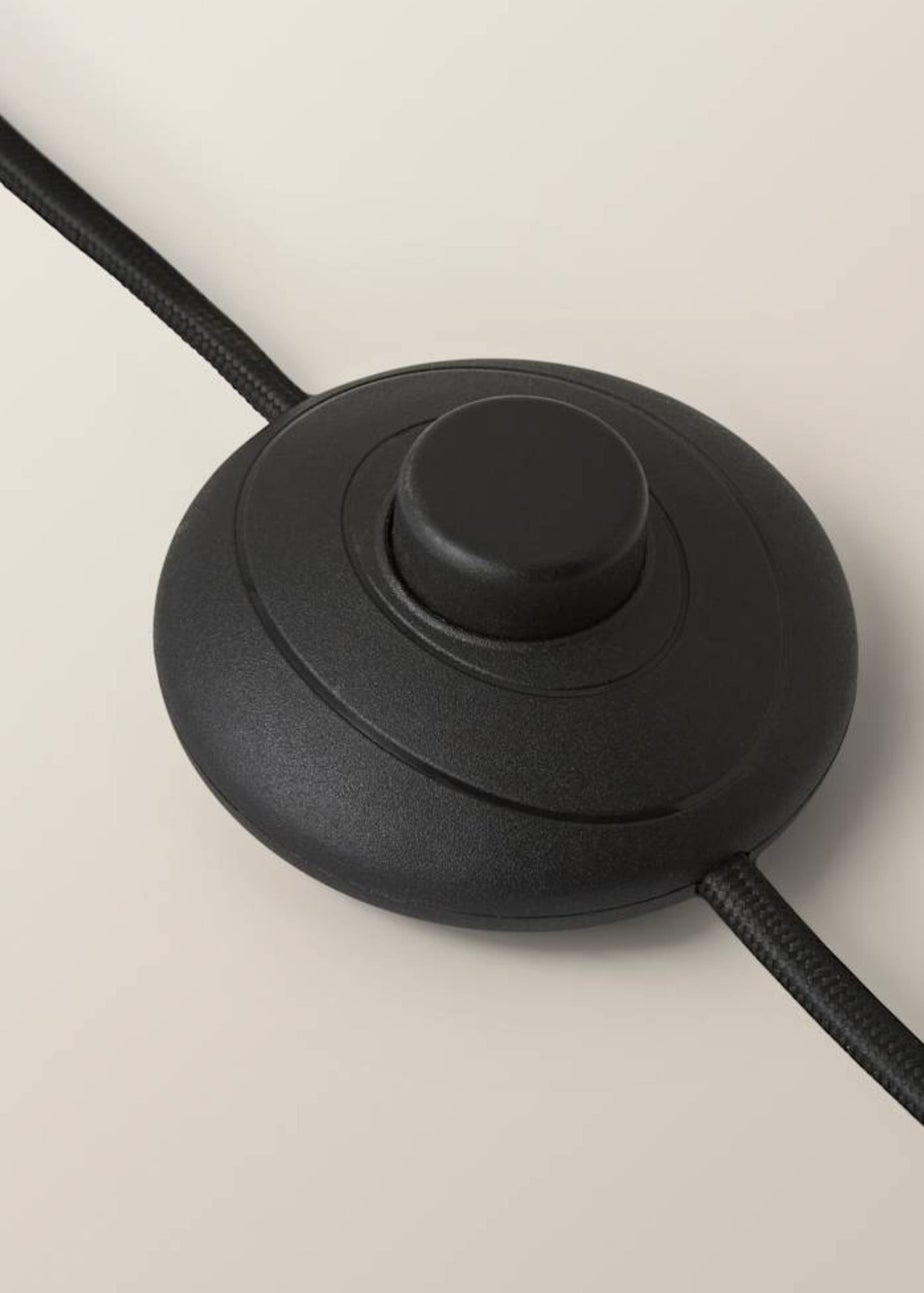 ValueLights Layla Brushed Gold Adjustable Floor Lamp with Linen Shade