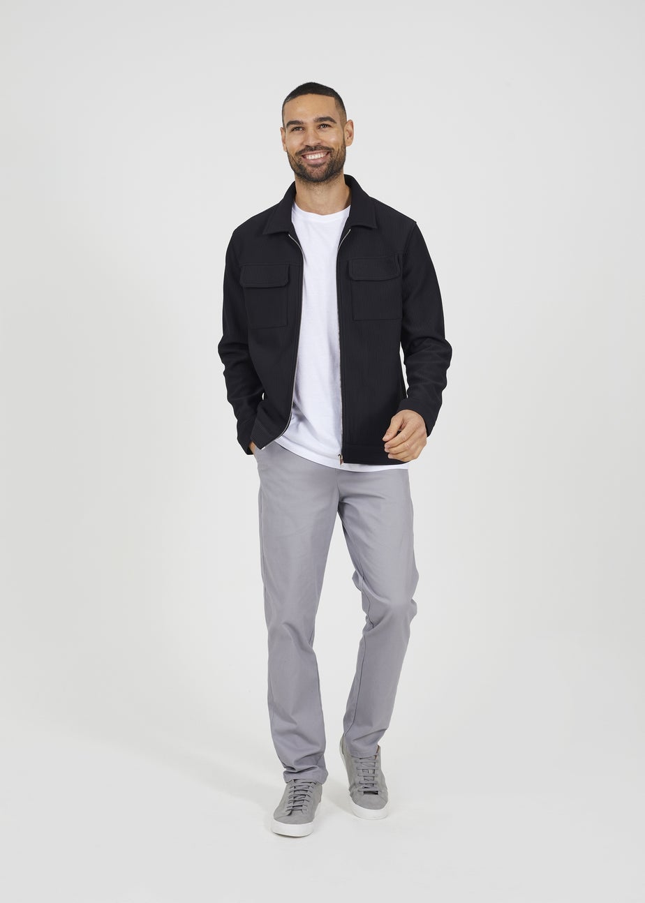 Brave Soul Black Patch Pocket Shacket