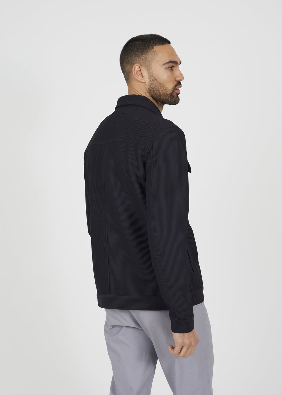 Brave Soul Black Patch Pocket Shacket