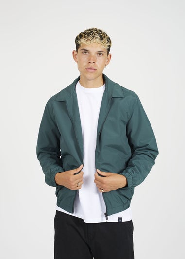 Brave Soul Green Lightweight Harrington Style Jacket