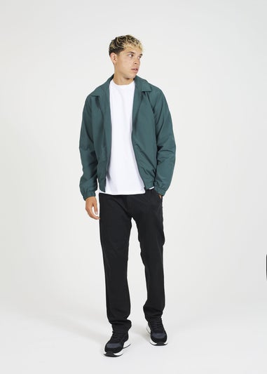 Brave Soul Green Lightweight Harrington Style Jacket