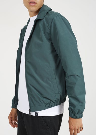 Brave Soul Green Lightweight Harrington Style Jacket