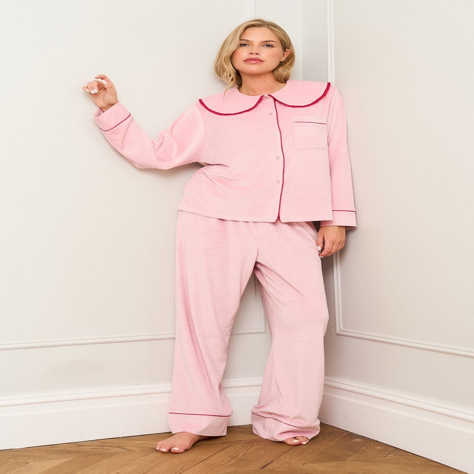 JimJam Pink Large Collar Pyjama