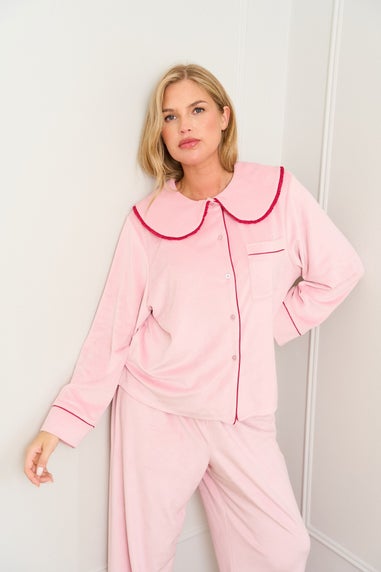 JimJam Pink Large Collar Pyjama