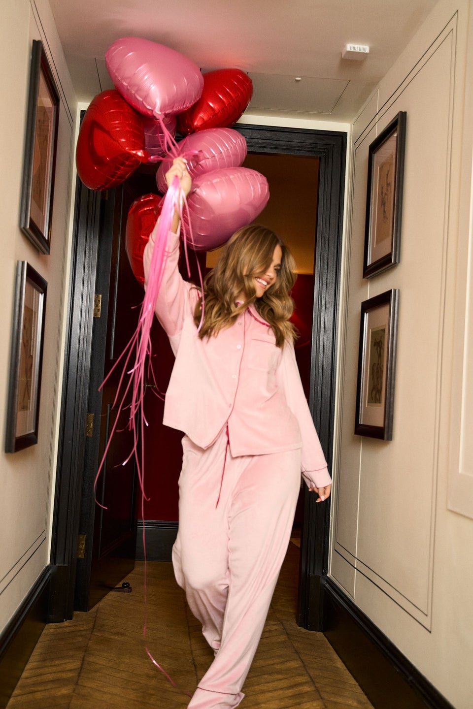 JimJam Pink Large Collar Pyjama