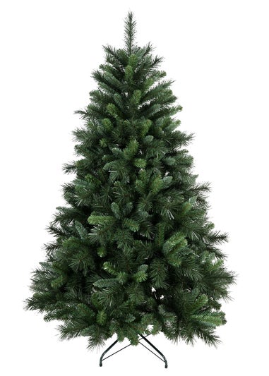 Charles Bentley Green 6ft Faux Nordic Spruce Hinged Christmas Tree