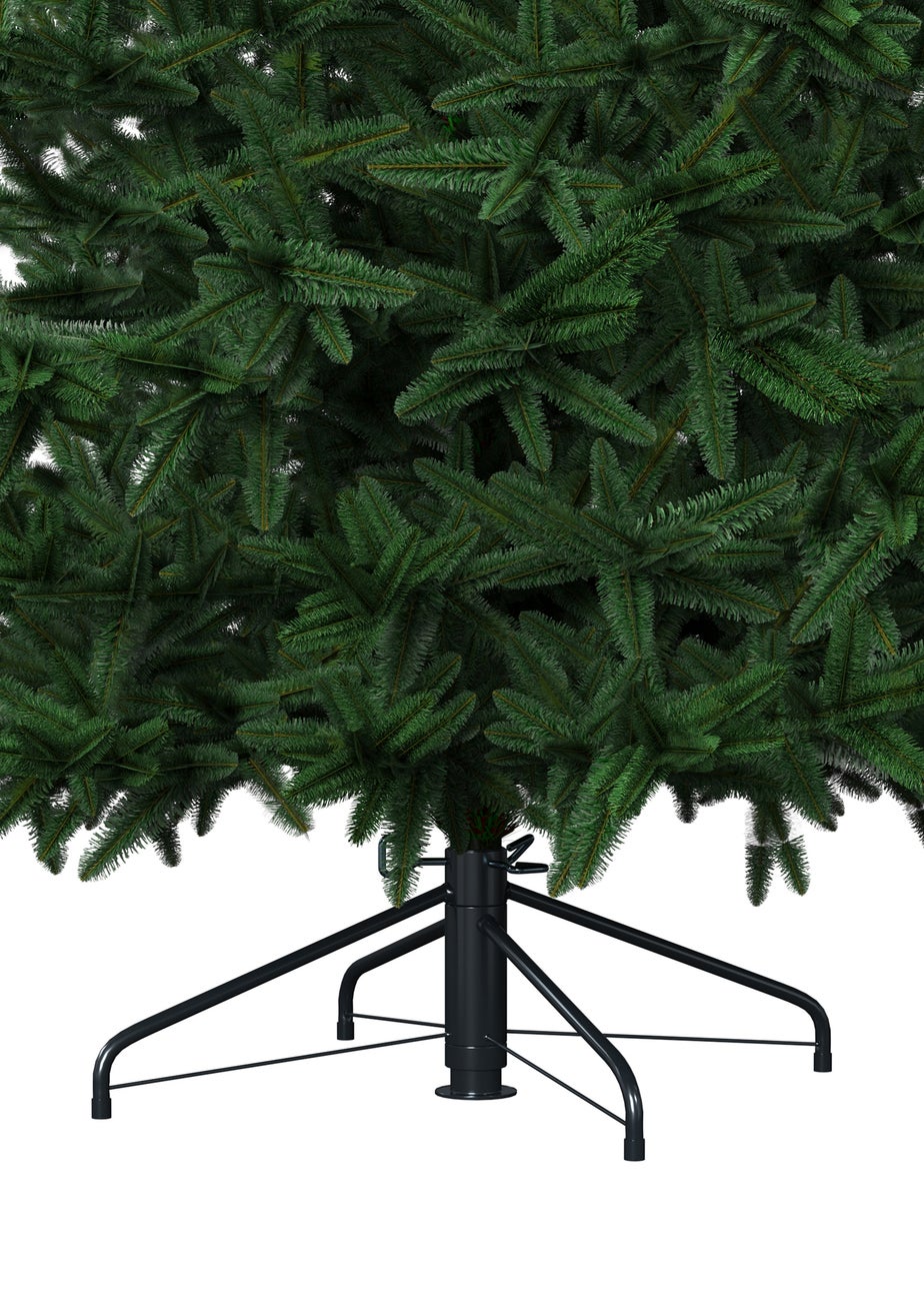 Charles Bentley Green Luxury 7ft Faux Nordic Spruce Hinged Christmas Tree