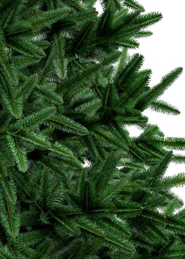 Charles Bentley  Green Luxury 8ft Faux Nordic Spruce Hinged Christmas Tree