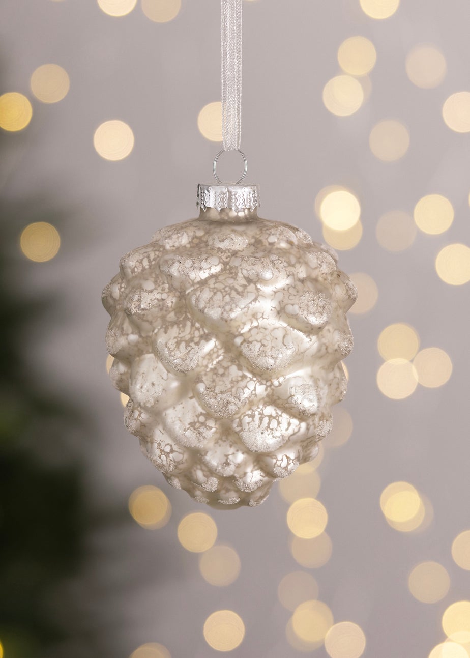 Charles Bentley Champagne Gold 12 Piece Coloured Glass Bauble Collection