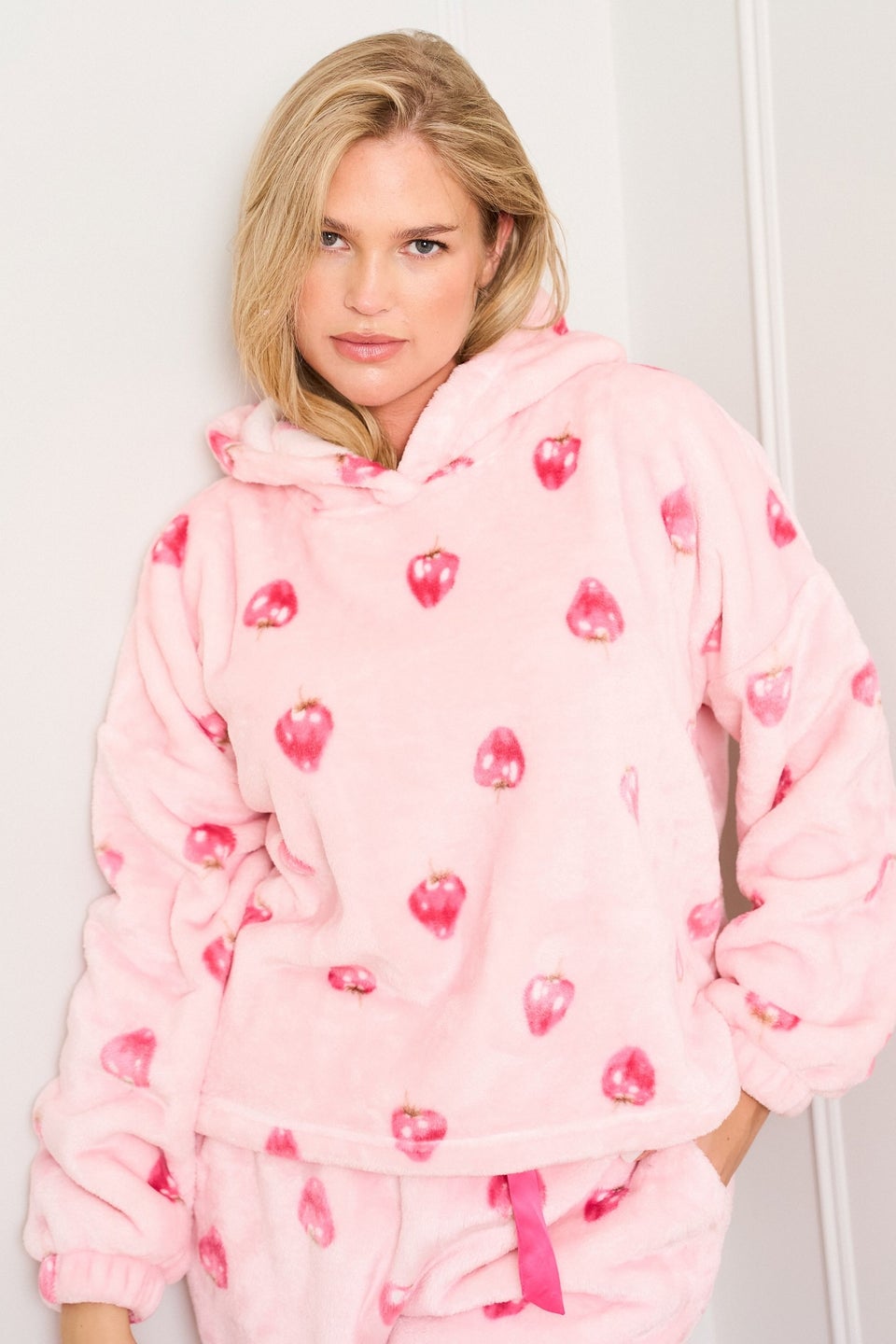 JImJam Pink Strawberry Print Twosie