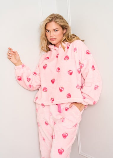 JImJam Pink Strawberry Print Twosie