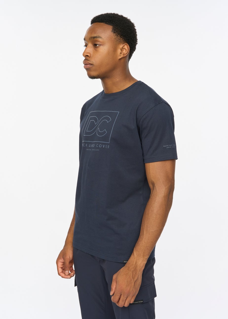 Duck & Cover Navy Rampmoore T-shirt