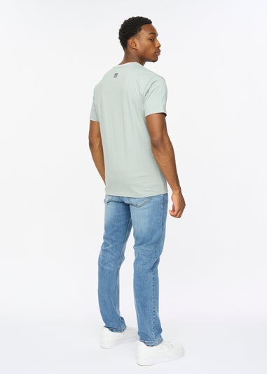 Duck & Cover Steel Blue Polymoore T-shirt