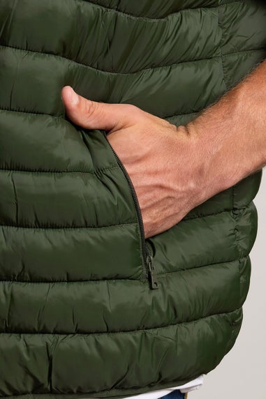 BadRhino Dark Green Puffer Gilet