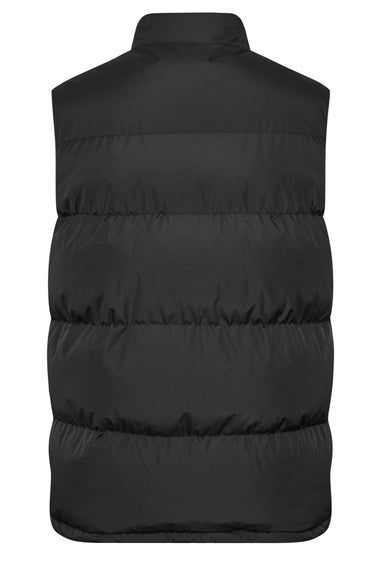 BadRhino Big & Tall Black Zip Through Gilet