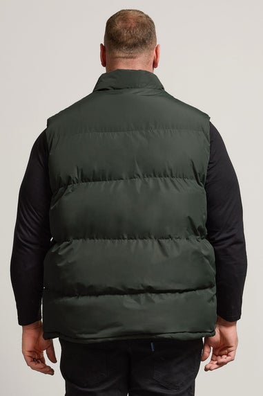 BadRhino Dark Green Zip Through Gilet