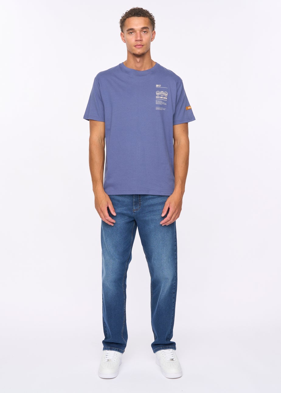 Duck & Cover Denim Blue Cramptone T-shirt