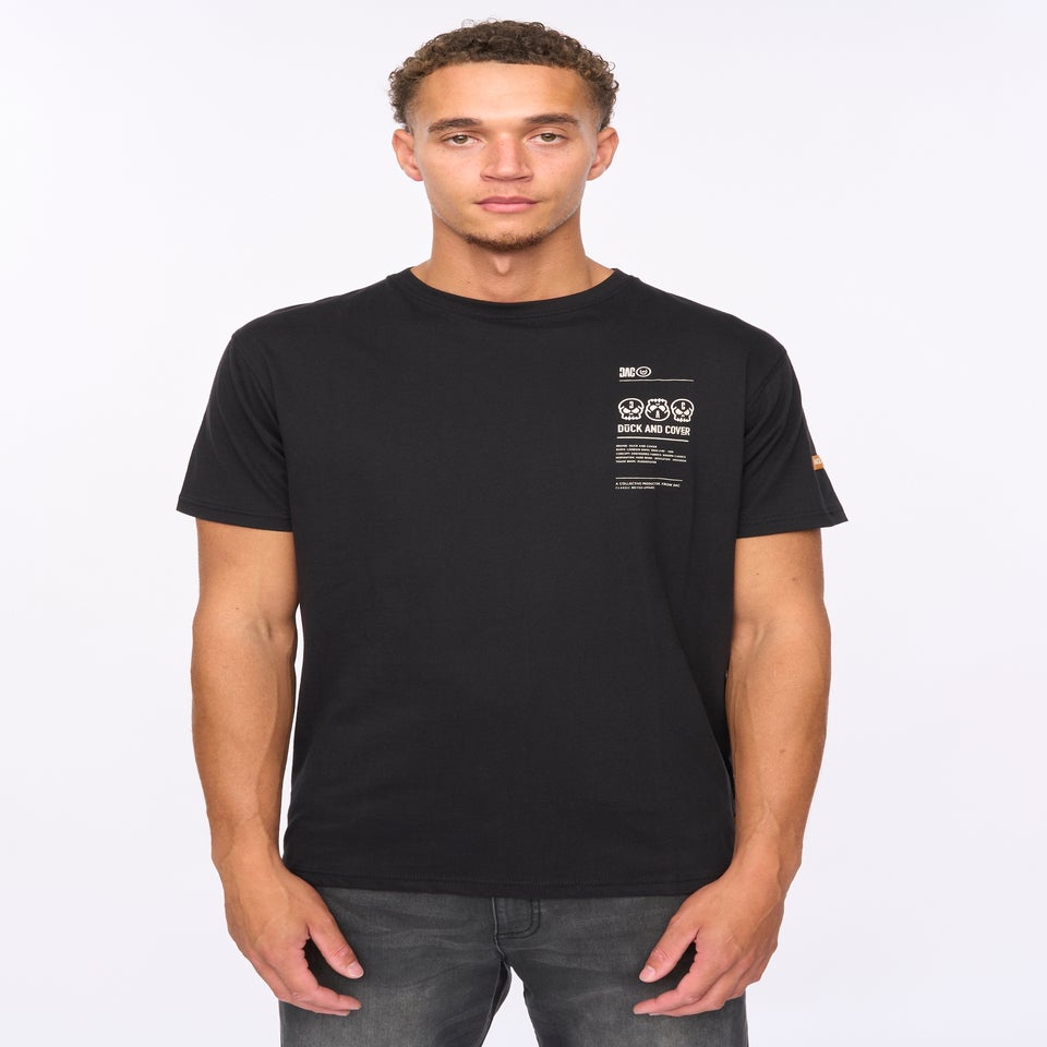 Duck & Cover Black Cramptone T-shirt