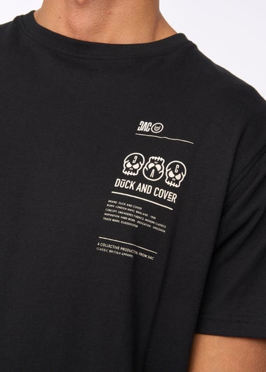 Duck & Cover Black Cramptone T-shirt