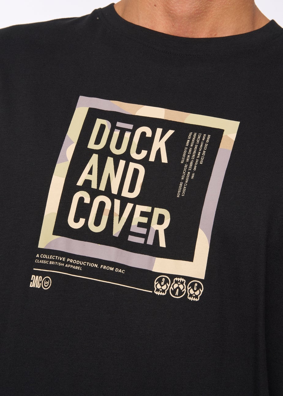 Duck & Cover Black Primatic T-shirt