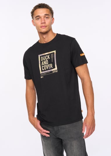 Duck & Cover Black Primatic T-shirt