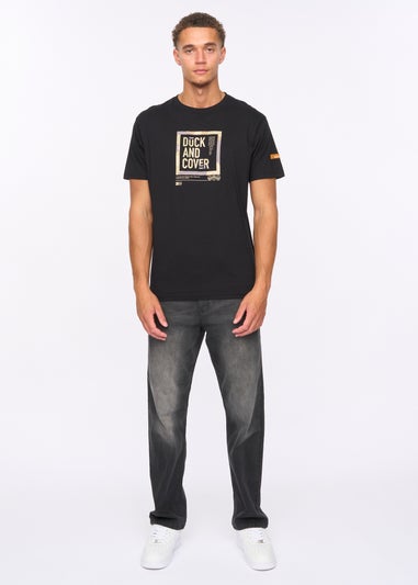 Duck & Cover Black Primatic T-shirt
