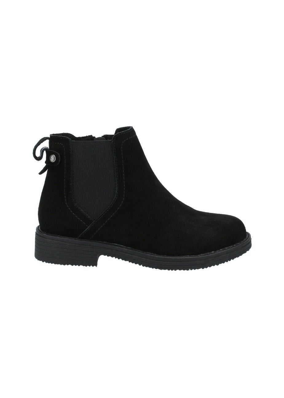 Hush Puppies Black Maddy Wide Boot