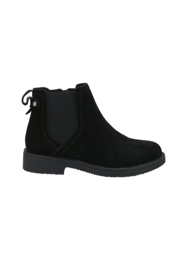 Hush Puppies Black Maddy Wide Boot